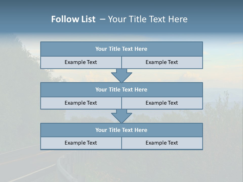 Mountains North Carolina Sky PowerPoint Template