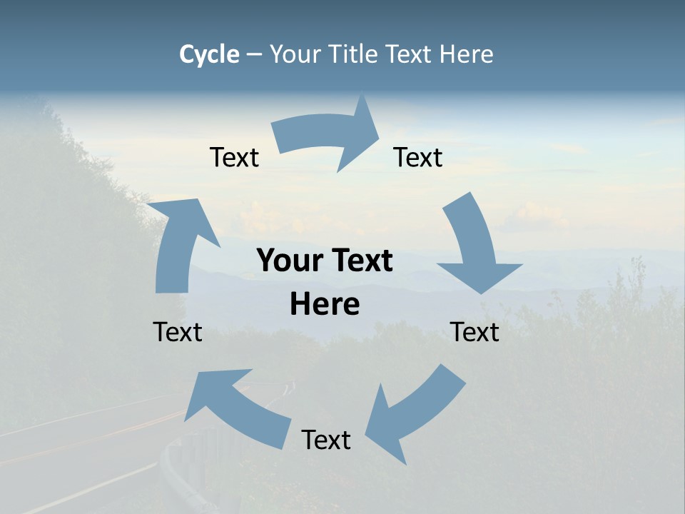 Mountains North Carolina Sky PowerPoint Template