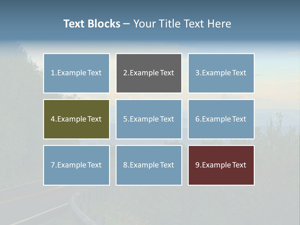 Mountains North Carolina Sky PowerPoint Template
