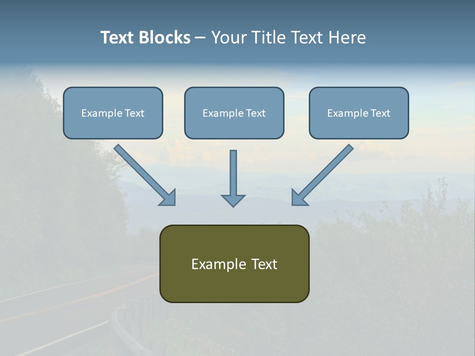 Mountains North Carolina Sky PowerPoint Template