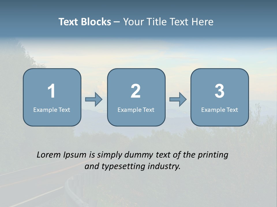 Mountains North Carolina Sky PowerPoint Template