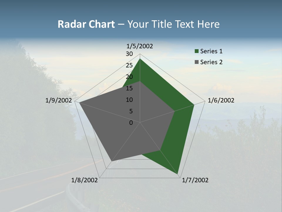 Mountains North Carolina Sky PowerPoint Template