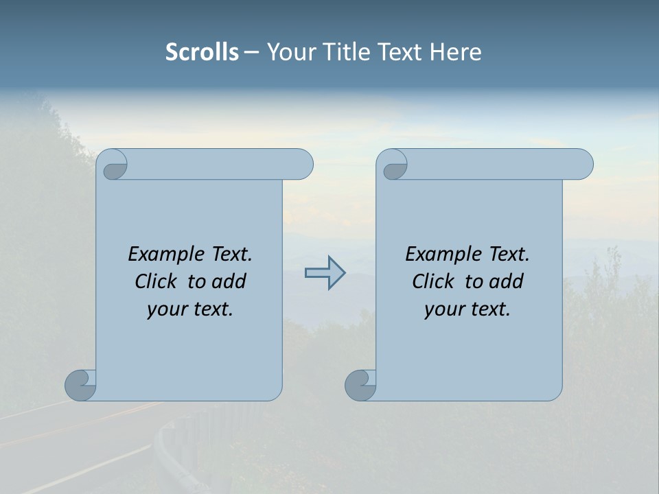 Mountains North Carolina Sky PowerPoint Template