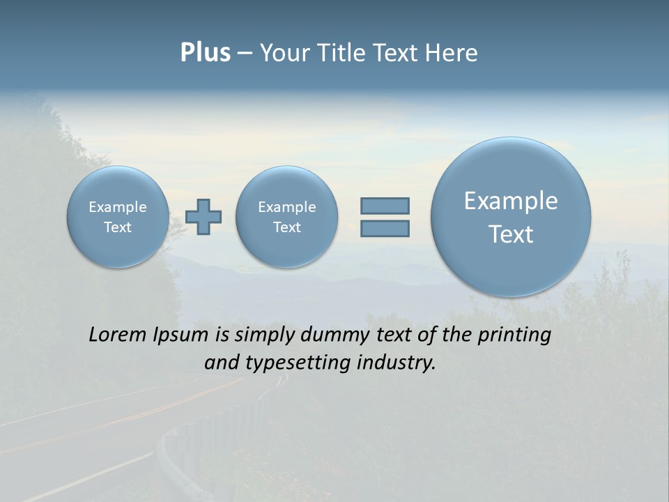 Mountains North Carolina Sky PowerPoint Template