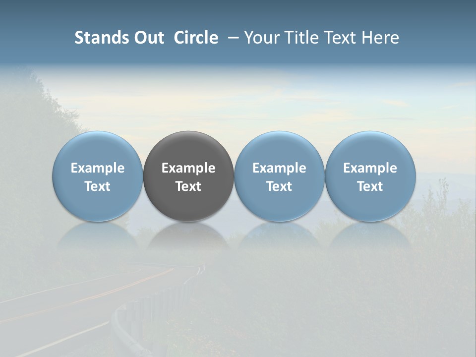 Mountains North Carolina Sky PowerPoint Template