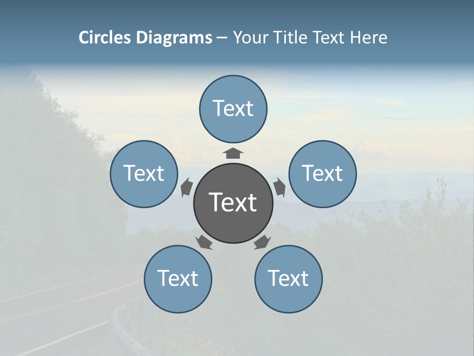 Mountains North Carolina Sky PowerPoint Template