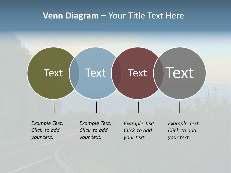 Mountains North Carolina Sky PowerPoint Template