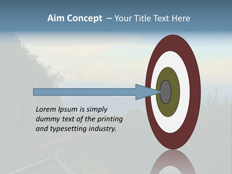 Mountains North Carolina Sky PowerPoint Template