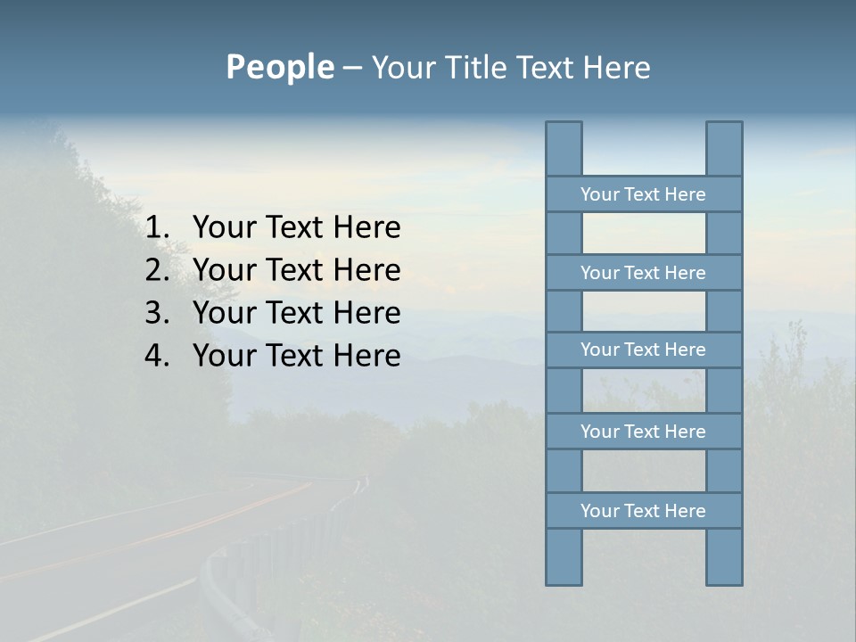 Mountains North Carolina Sky PowerPoint Template