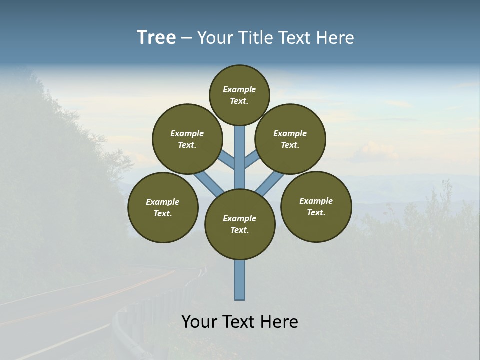 Mountains North Carolina Sky PowerPoint Template