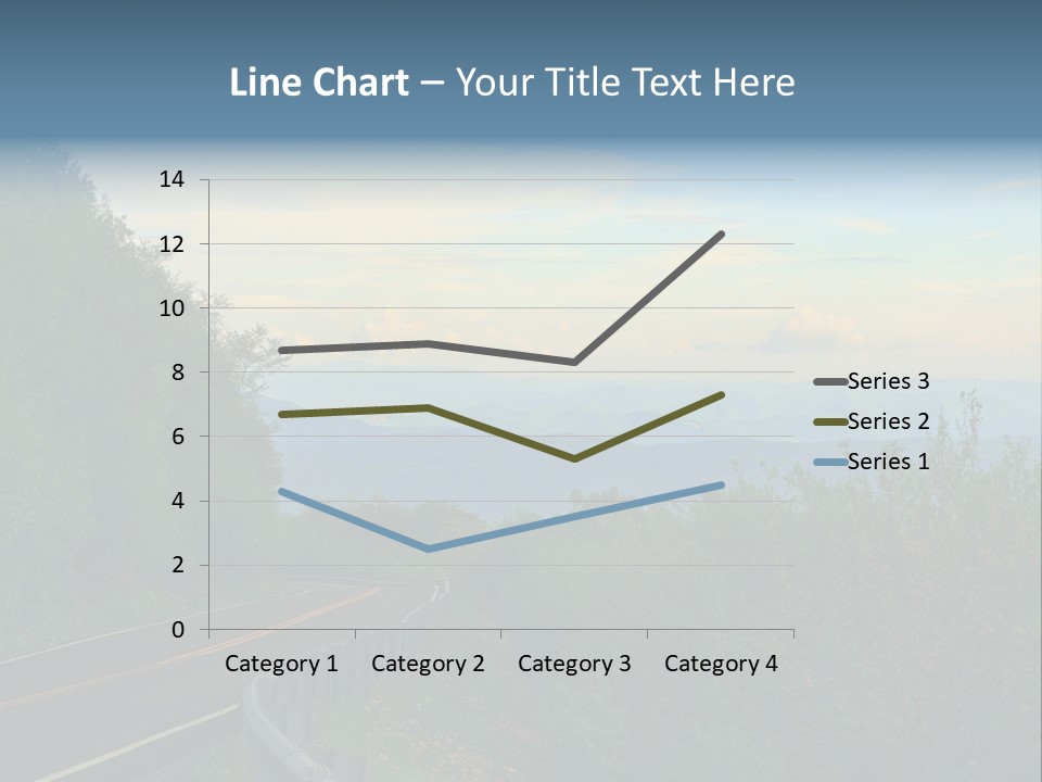 Mountains North Carolina Sky PowerPoint Template