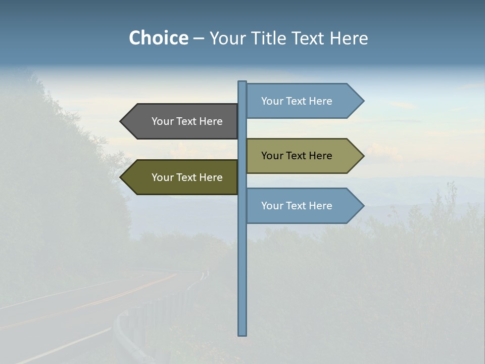 Mountains North Carolina Sky PowerPoint Template