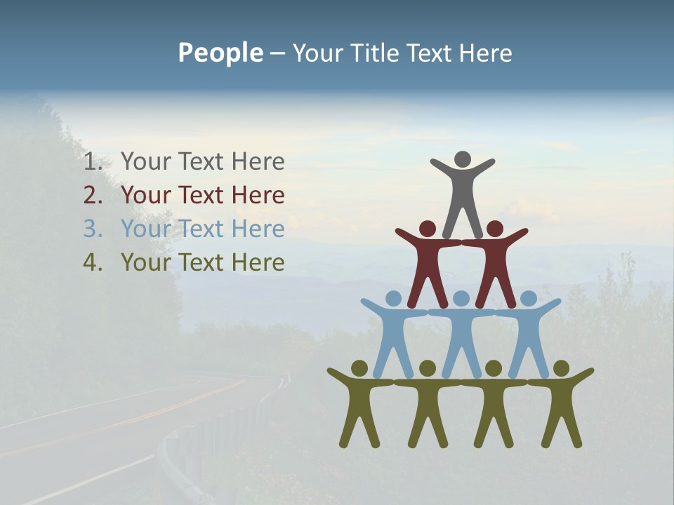 Mountains North Carolina Sky PowerPoint Template