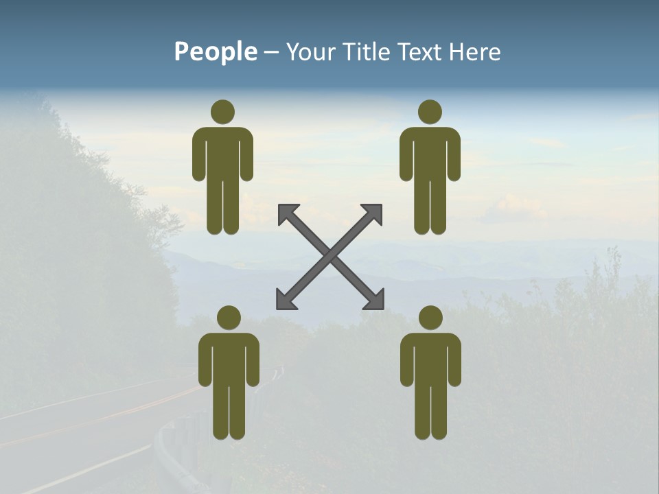 Mountains North Carolina Sky PowerPoint Template