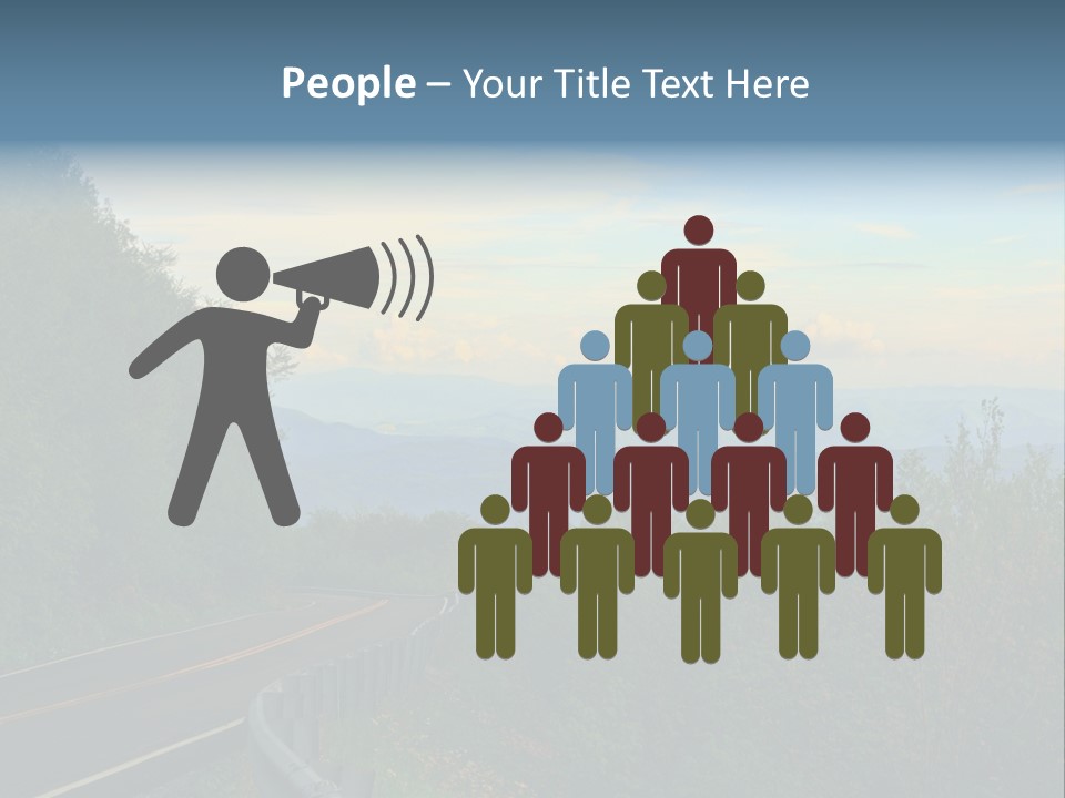 Mountains North Carolina Sky PowerPoint Template