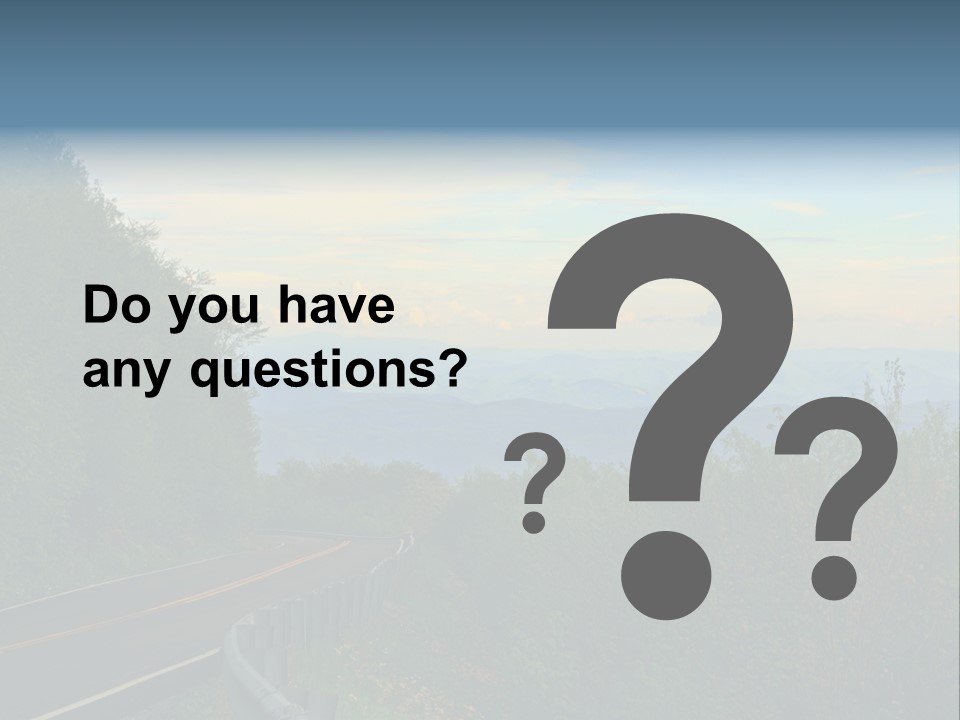 Mountains North Carolina Sky PowerPoint Template