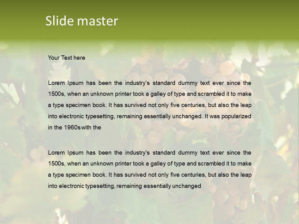 Juicy Sunny Tasty PowerPoint Template