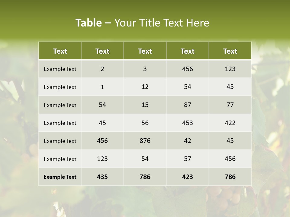 Juicy Sunny Tasty PowerPoint Template