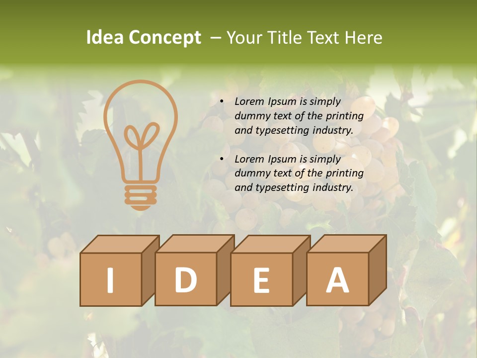 Juicy Sunny Tasty PowerPoint Template