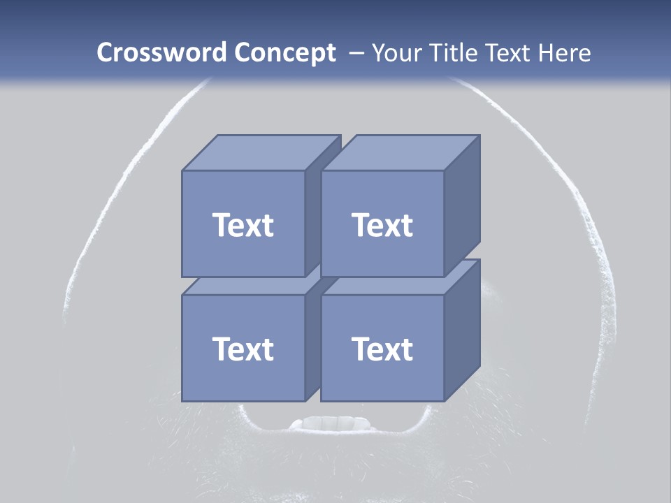 Look Boy Person PowerPoint Template