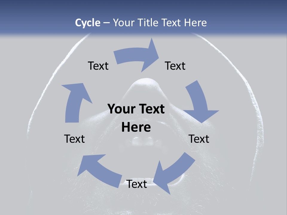 Look Boy Person PowerPoint Template