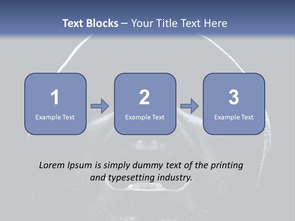 Look Boy Person PowerPoint Template