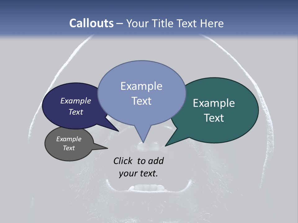 Look Boy Person PowerPoint Template