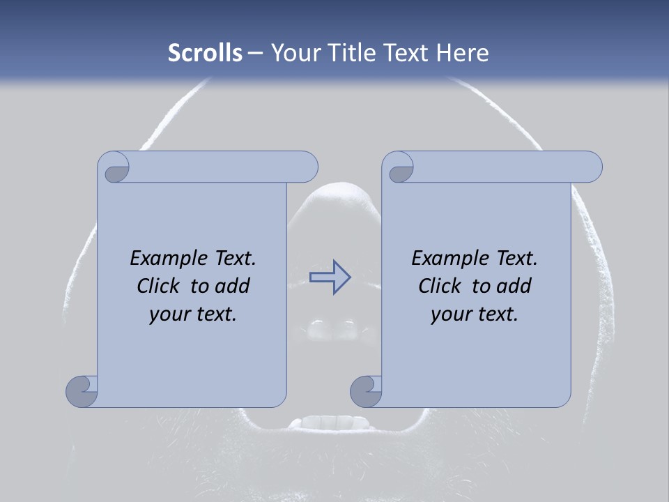 Look Boy Person PowerPoint Template