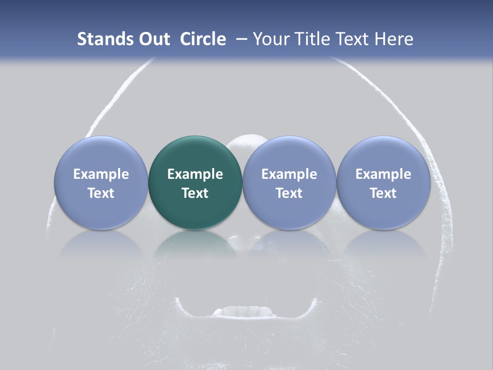 Look Boy Person PowerPoint Template