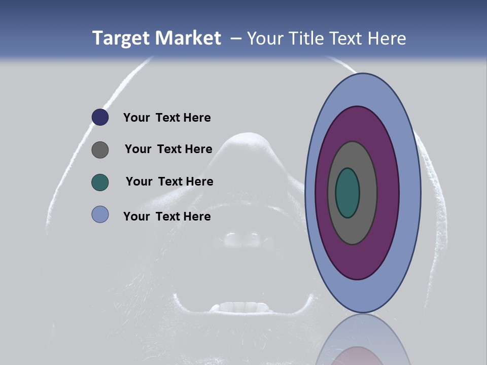 Look Boy Person PowerPoint Template