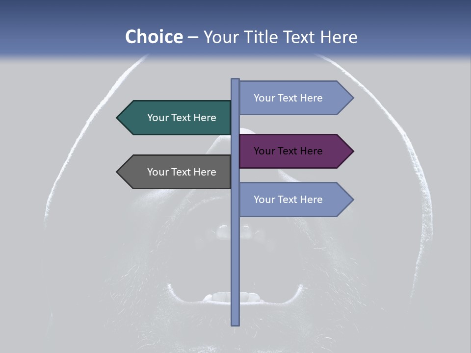 Look Boy Person PowerPoint Template