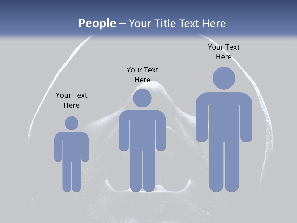 Look Boy Person PowerPoint Template