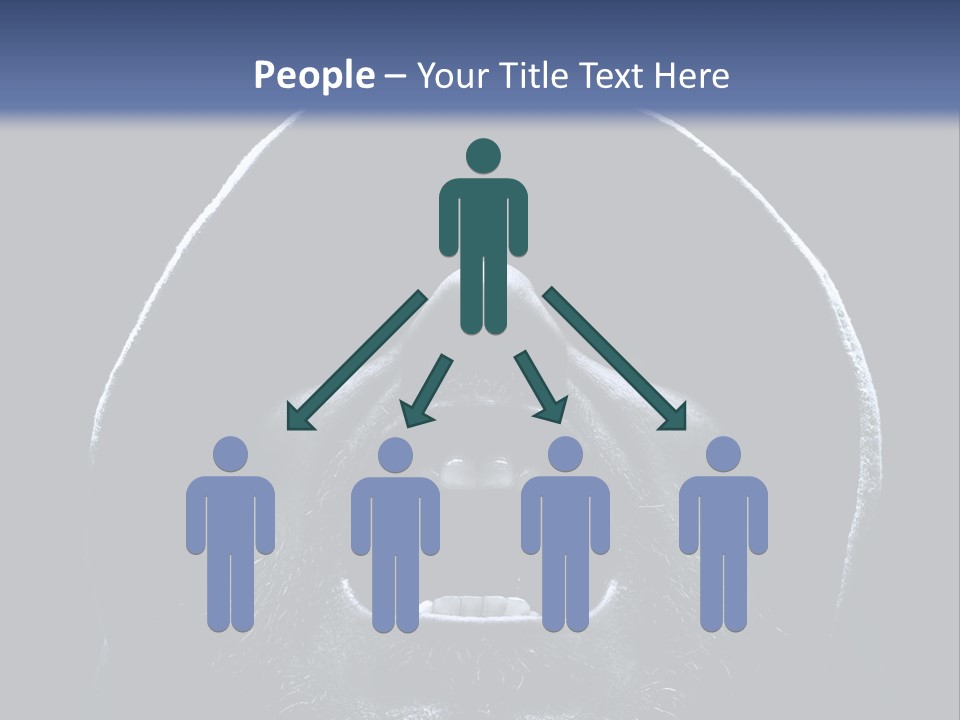 Look Boy Person PowerPoint Template