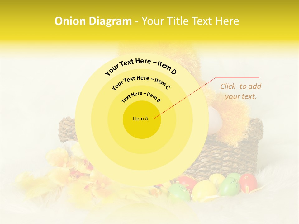 Caucasian Yellow Suit PowerPoint Template