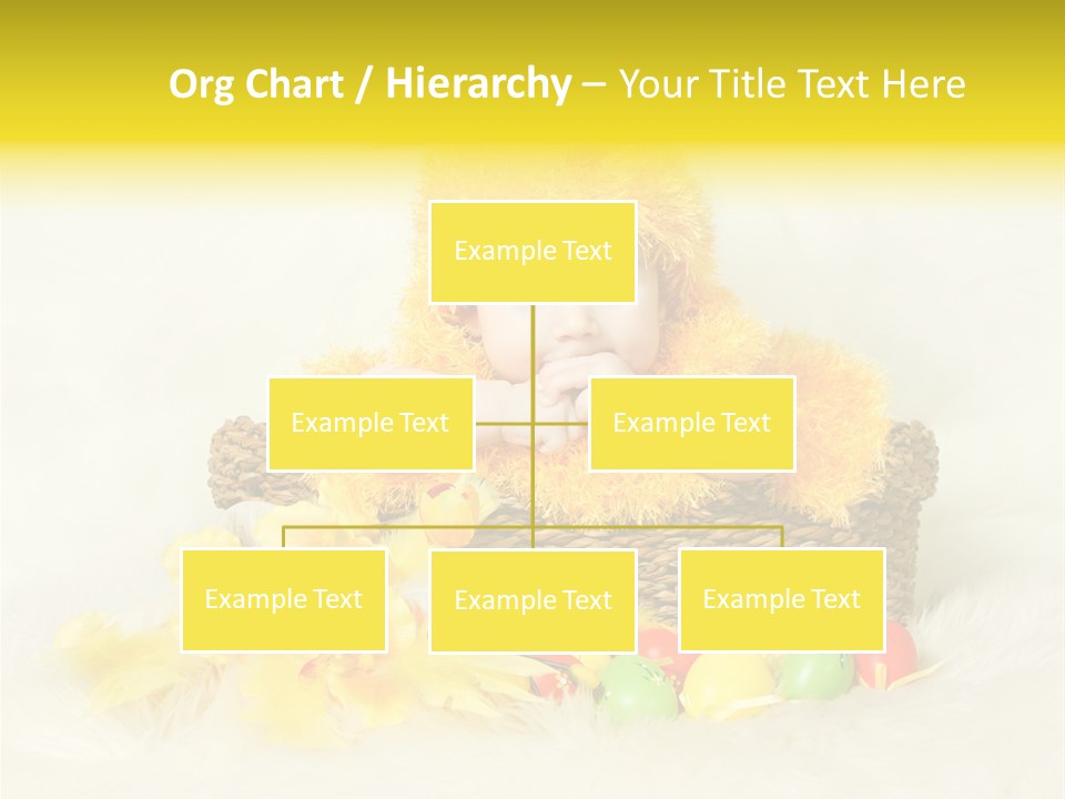 Caucasian Yellow Suit PowerPoint Template