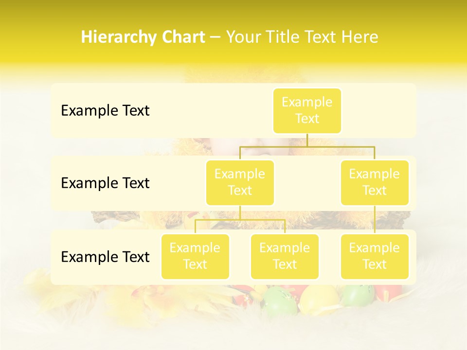Caucasian Yellow Suit PowerPoint Template