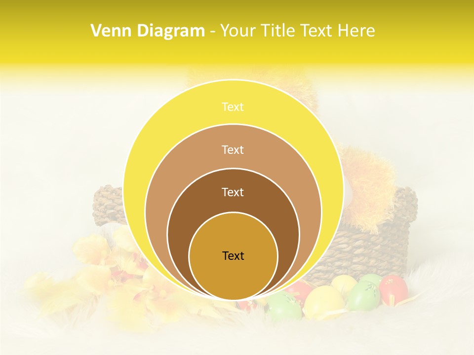 Caucasian Yellow Suit PowerPoint Template