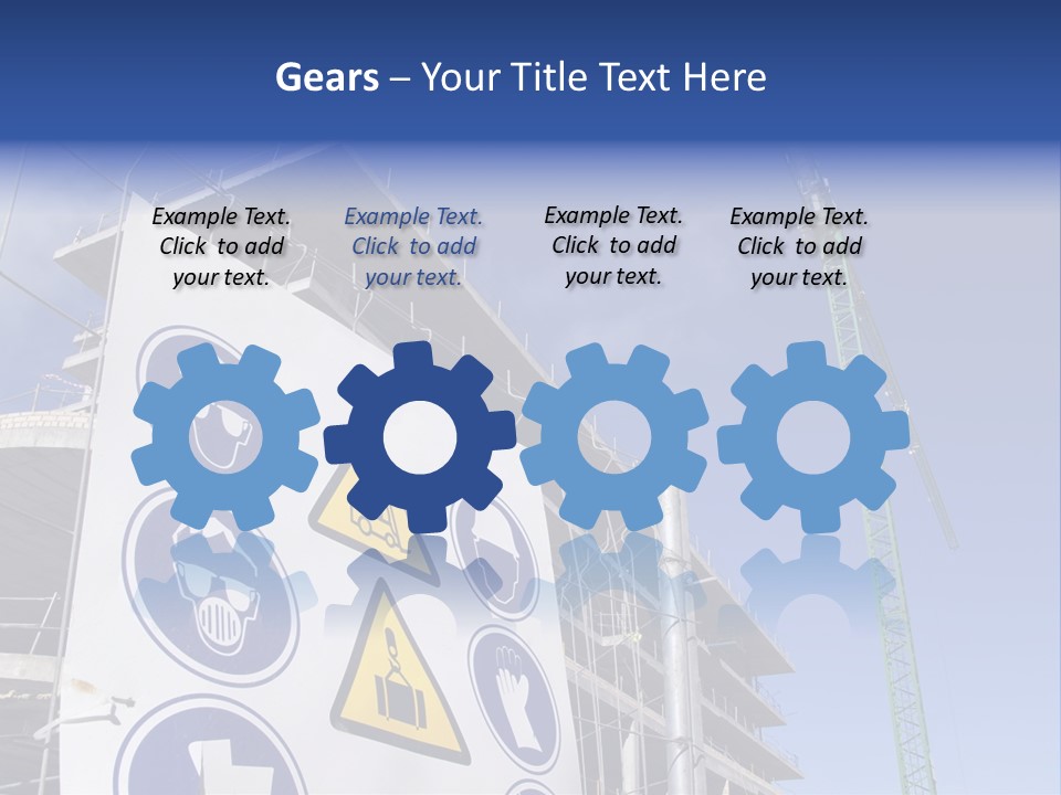 Signaling Industry Helmet PowerPoint Template
