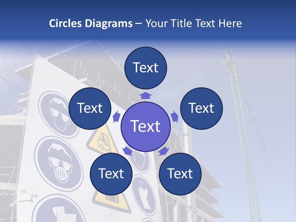 Signaling Industry Helmet PowerPoint Template