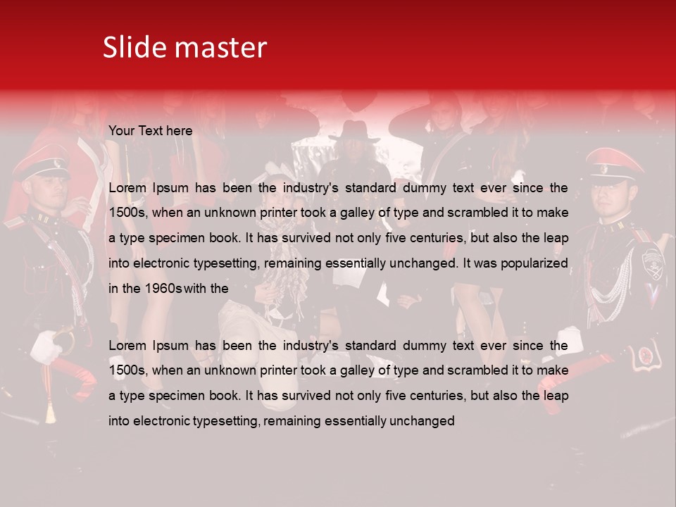 Backstage Fabric Collection PowerPoint Template