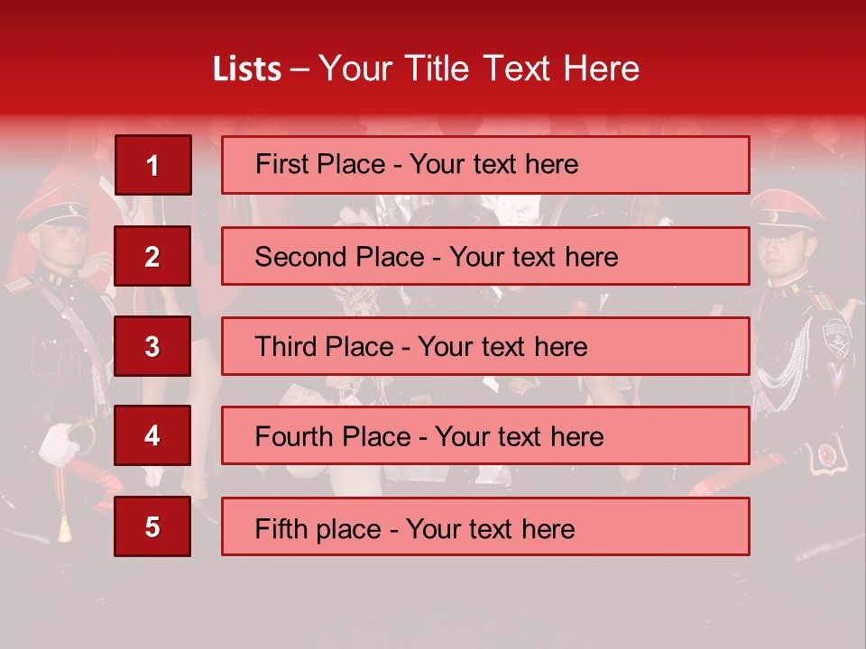 Backstage Fabric Collection PowerPoint Template