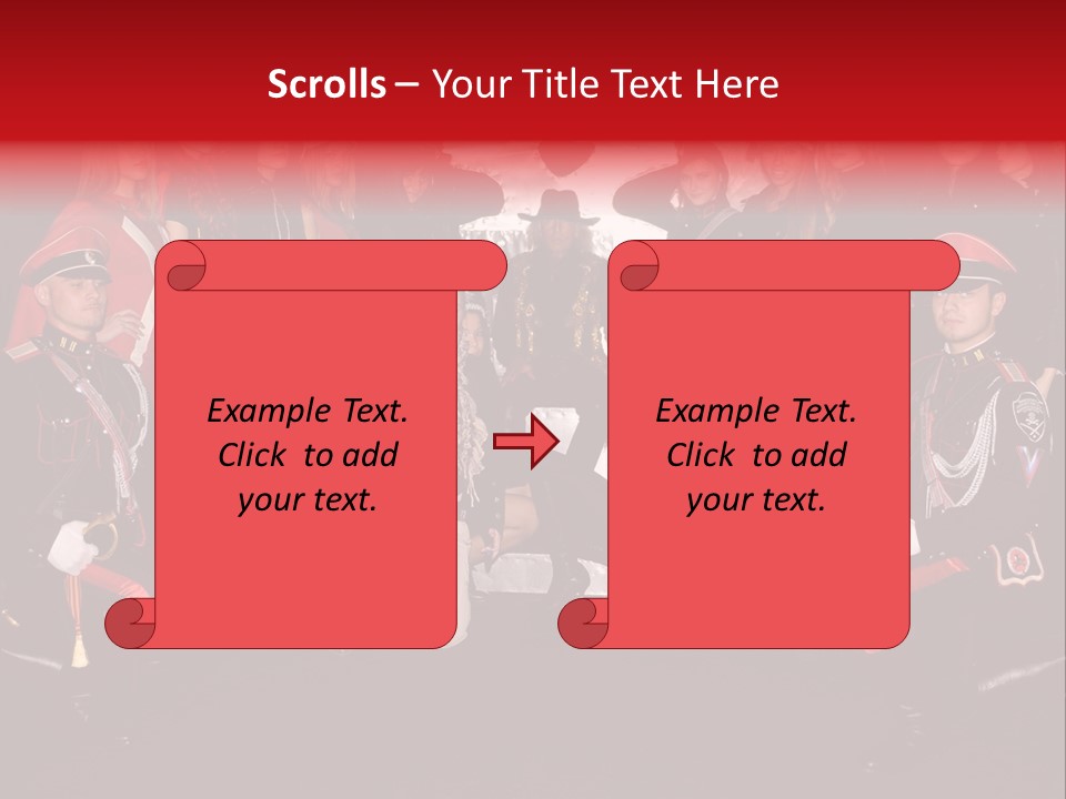 Backstage Fabric Collection PowerPoint Template