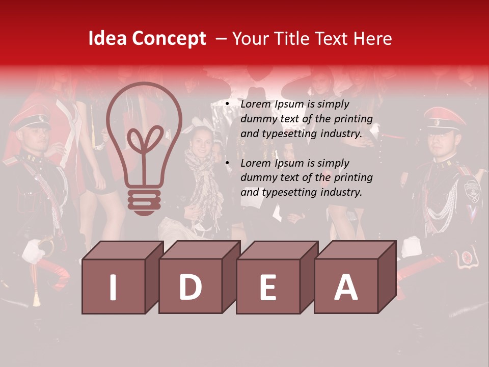 Backstage Fabric Collection PowerPoint Template