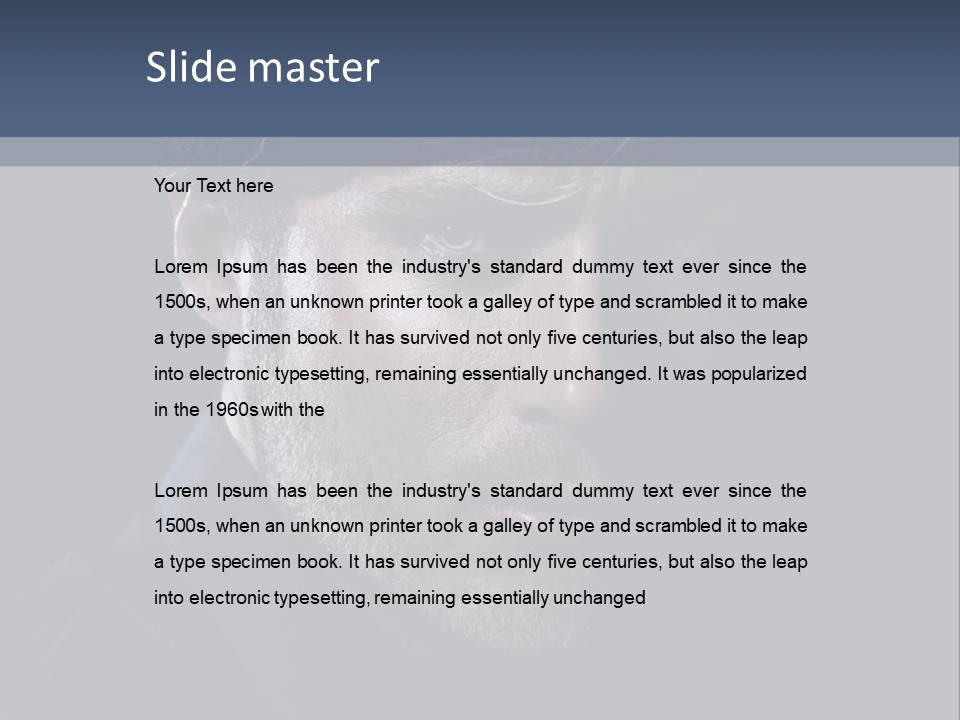 Beauty Beautiful Dark PowerPoint Template