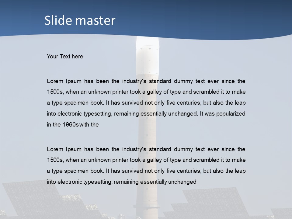 Power Panel Outdoor PowerPoint Template