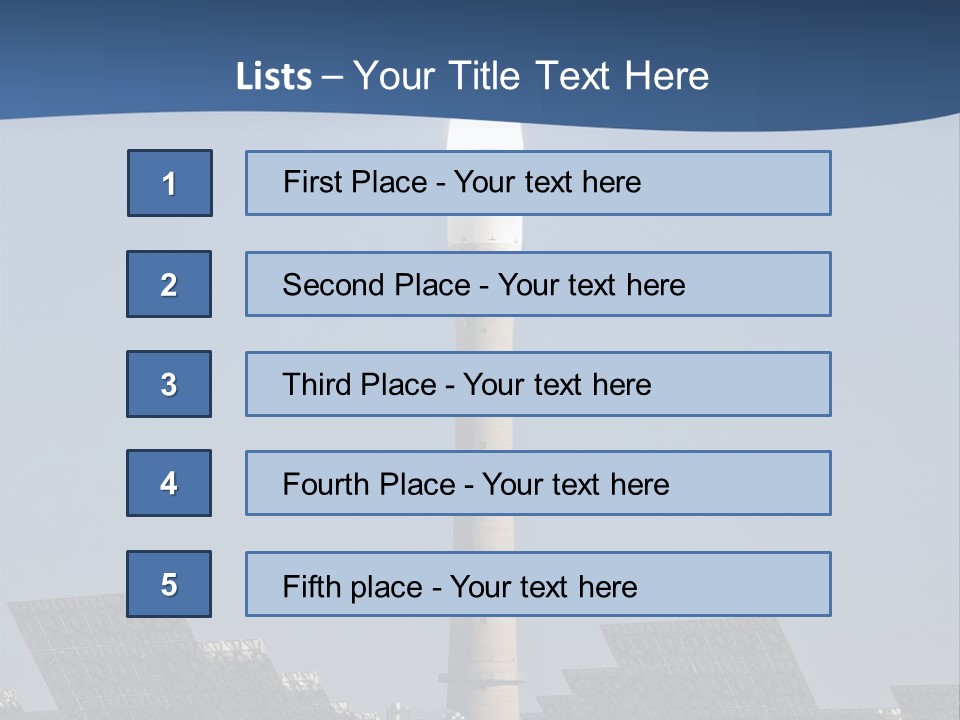 Power Panel Outdoor PowerPoint Template