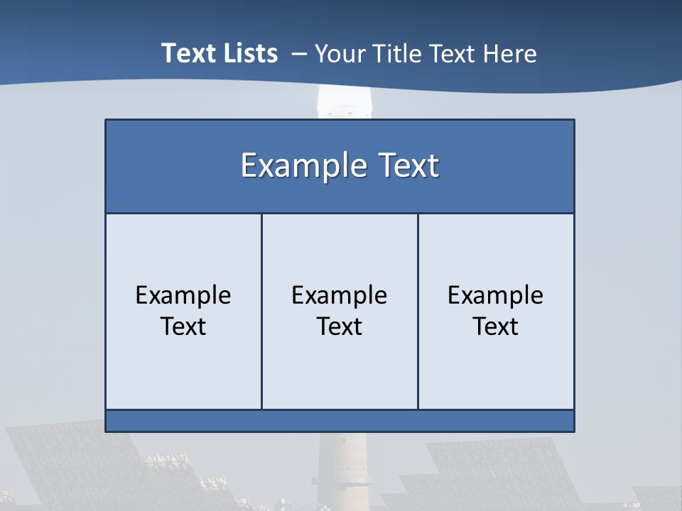 Power Panel Outdoor PowerPoint Template