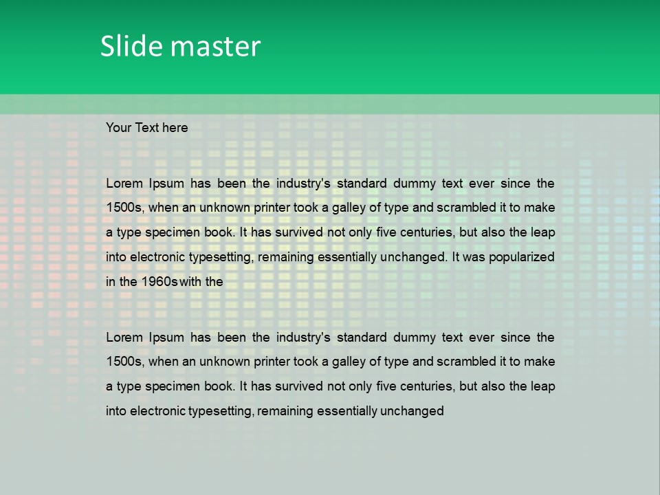 Graph Pattern Spectrum PowerPoint Template