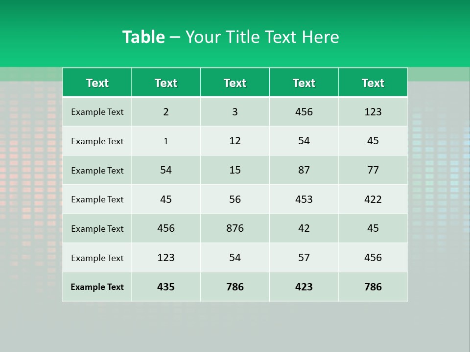 Graph Pattern Spectrum PowerPoint Template