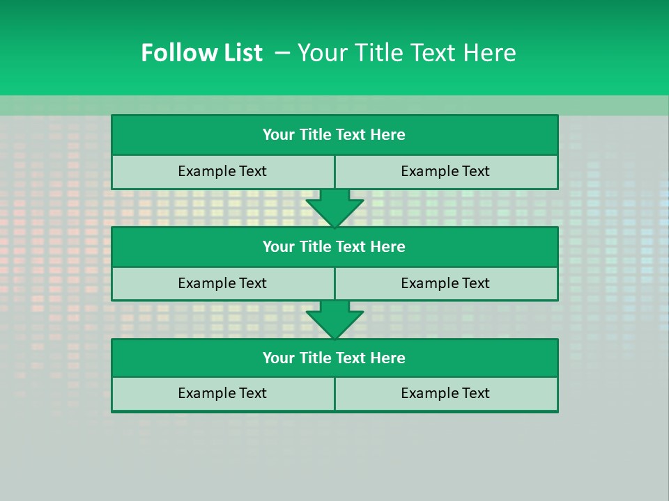 Graph Pattern Spectrum PowerPoint Template